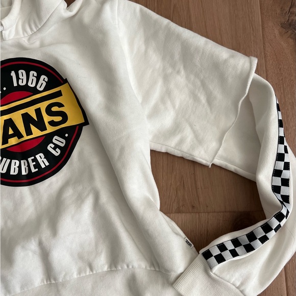 Like New Vans Chromo 2Fer White Hoodie size Large - Picture 7 of 8